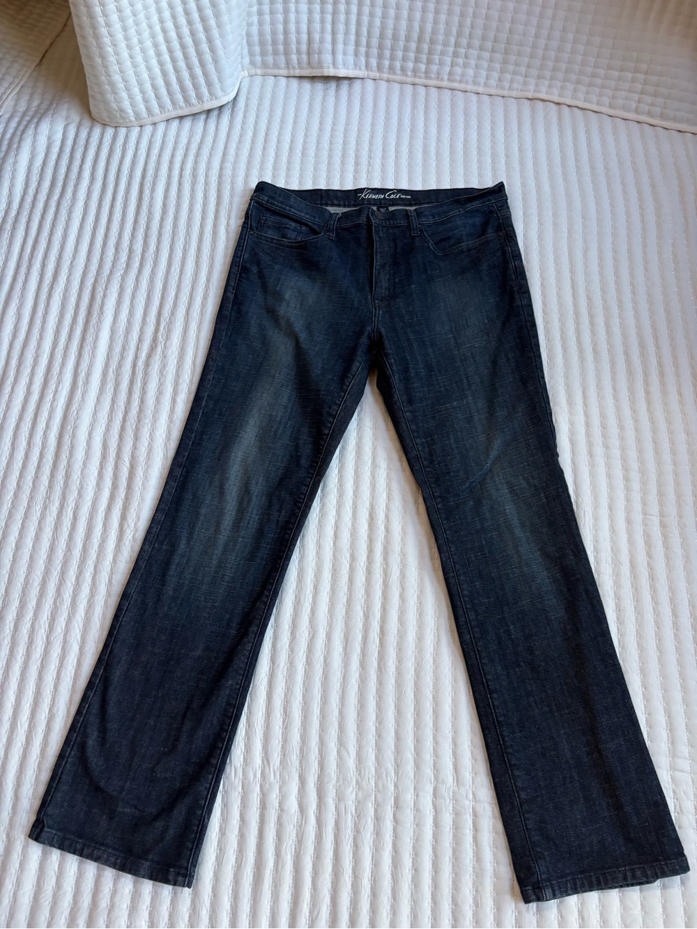 Kenneth Cole New York Men’s Dark Wash Jeans 36x32